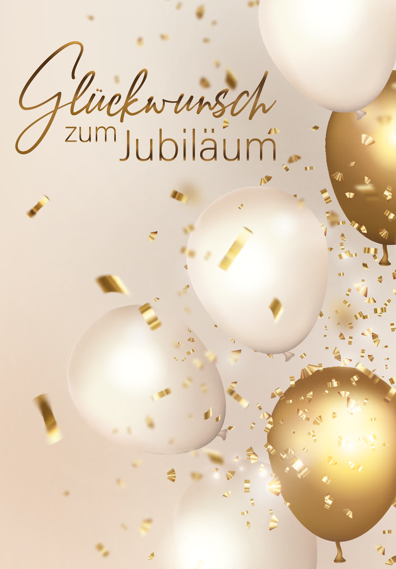 Wunschgutschein Glückwunsch zum Jubiläum - Gold PDF – Geschenkgutschein Ansicht 2