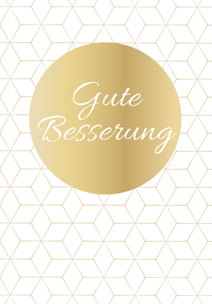 Wunschgutschein Gute Besserung - Gold – Geschenkgutschein Ansicht 2