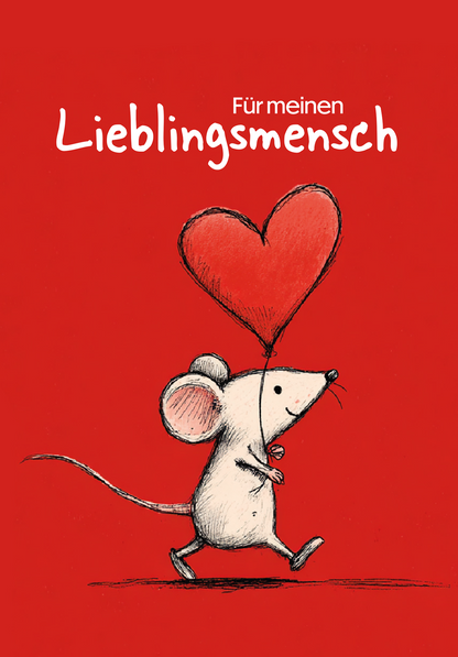 Wunschgutschein Für meinen Lieblingsmensch - Maus – Geschenkgutschein Ansicht 2