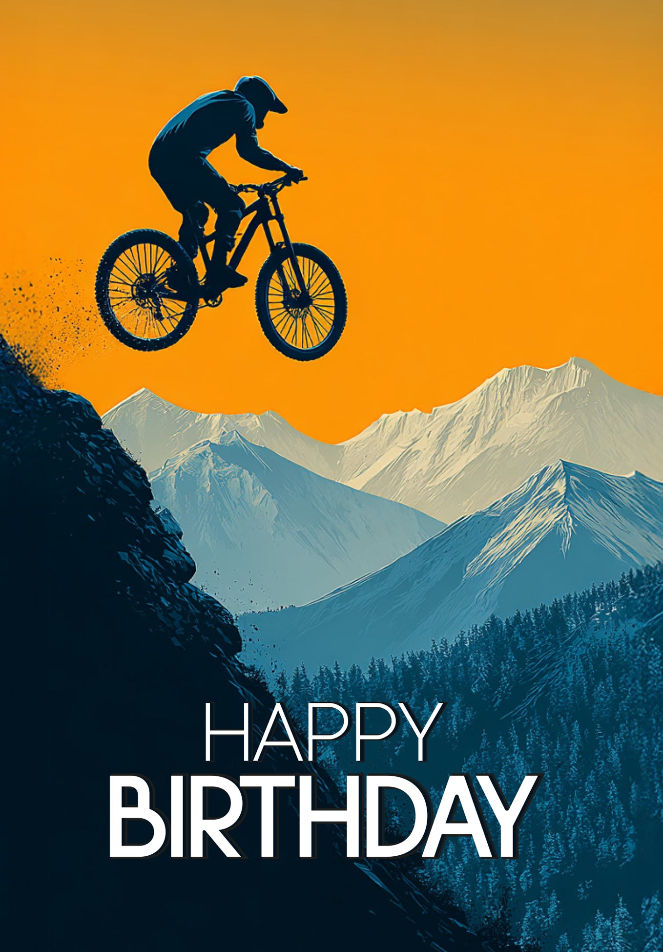 Happy Birthday - Mountainbiker