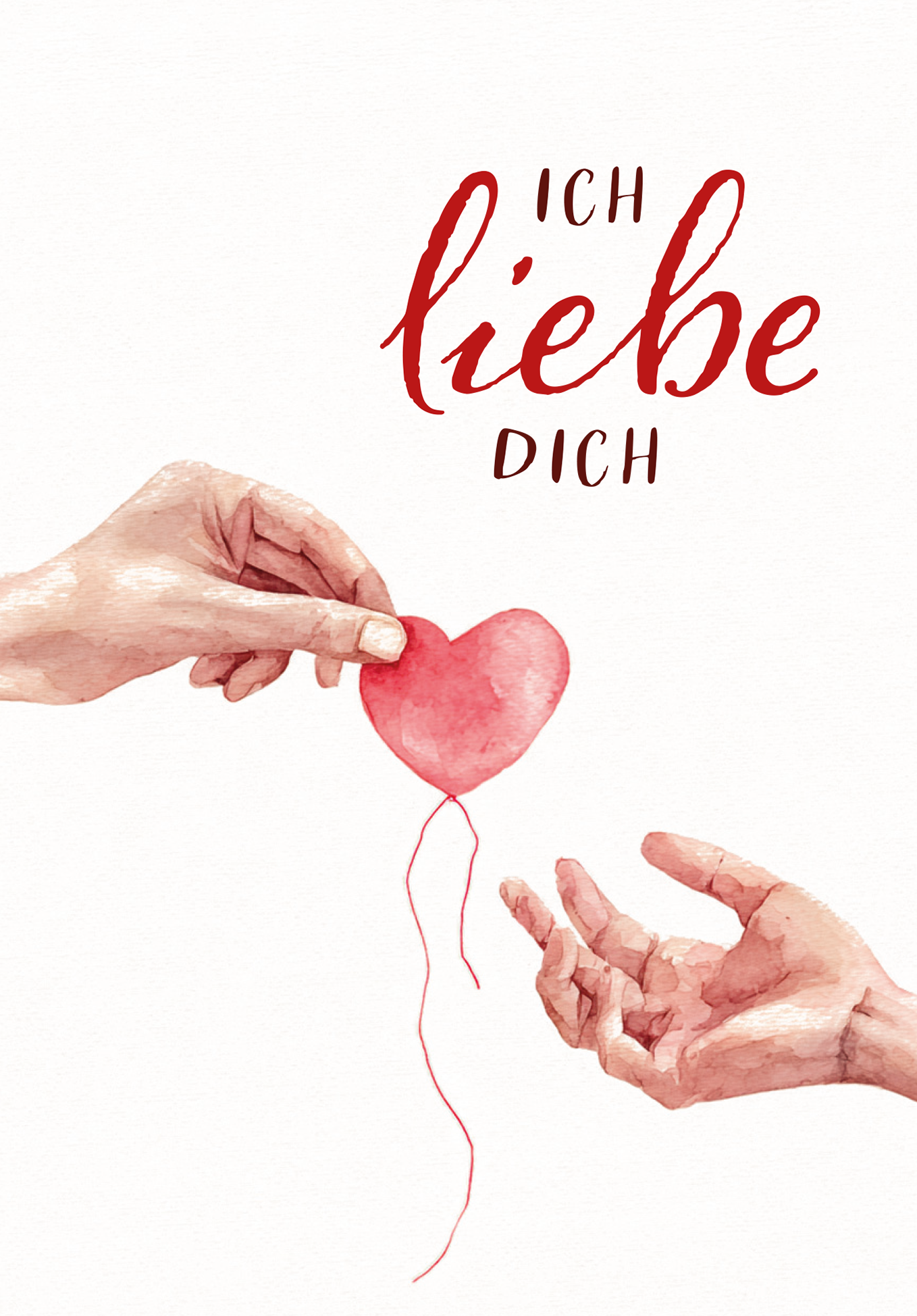 Wunschgutschein Ich liebe dich - Hände Herz – Geschenkgutschein Ansicht 2