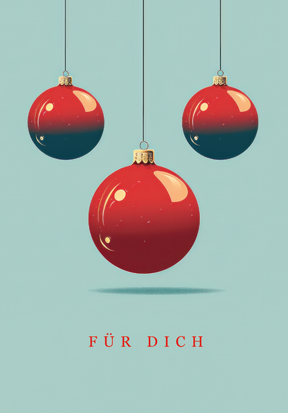 Wunschgutschein Für Dich - Weihnachtskugeln – Geschenkgutschein Ansicht 2