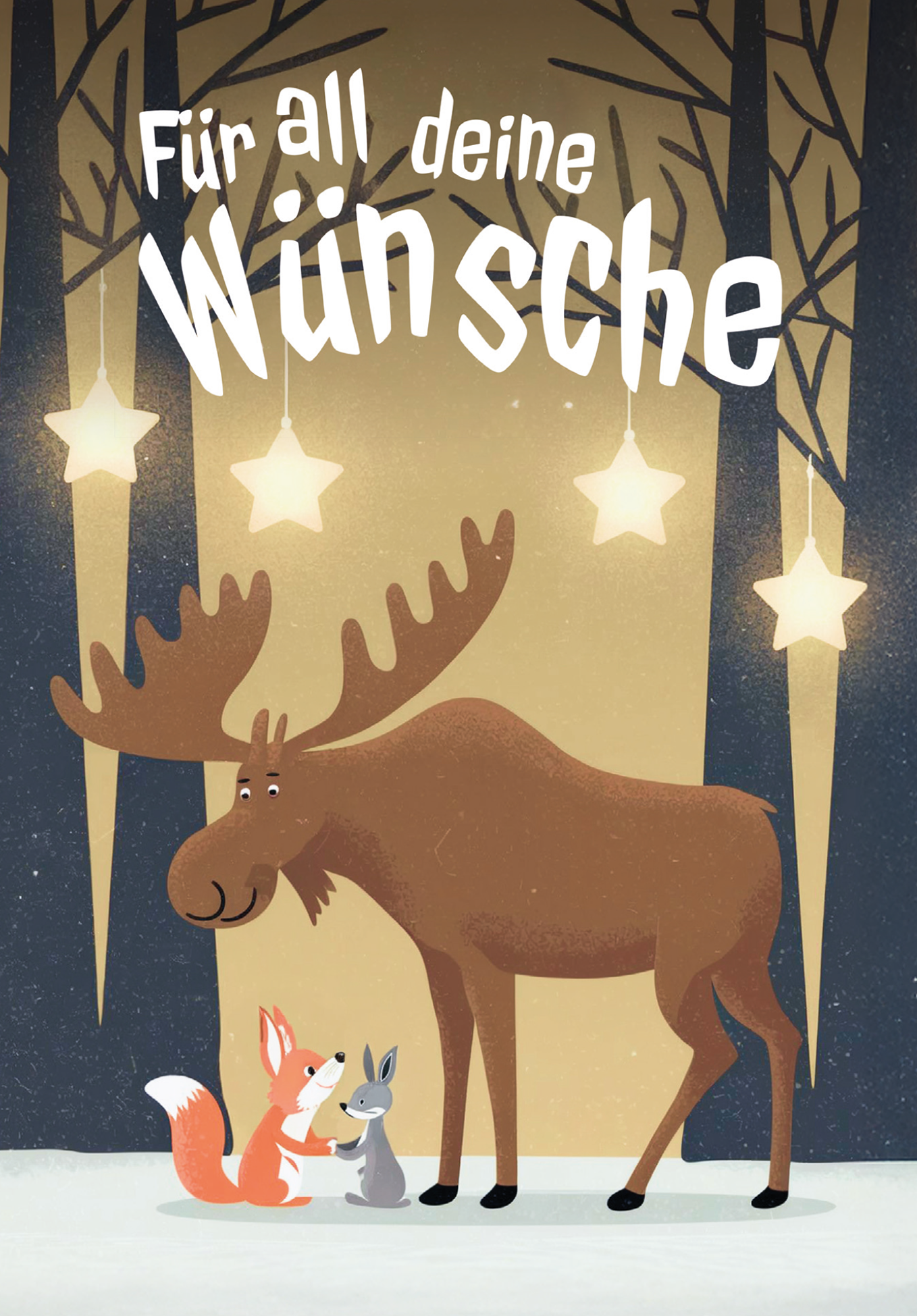 Wunschgutschein Für deine Wünsche - Tiere Wald – Geschenkgutschein Ansicht 2