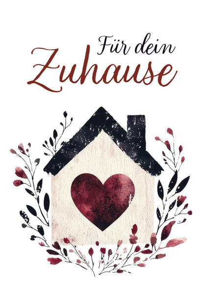 Wunschgutschein Für dein Zuhause - Herz Haus – Geschenkgutschein Ansicht 2