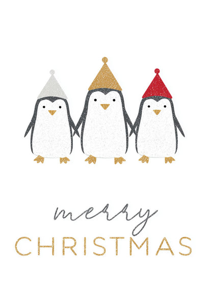 Wunschgutschein Merry Christmas - Pinguine PDF – Geschenkgutschein Ansicht 2