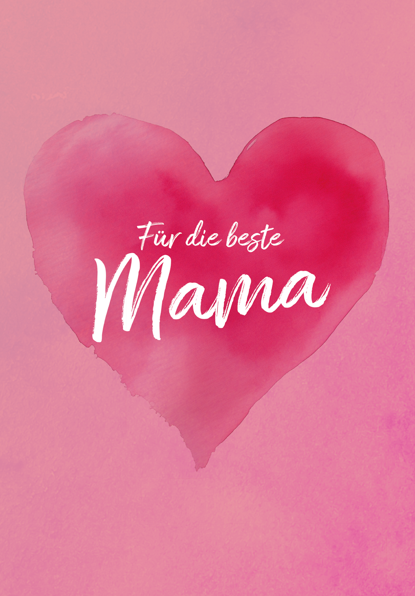 Wunschgutschein Für die beste Mama - Herz Pink – Geschenkgutschein Ansicht 2