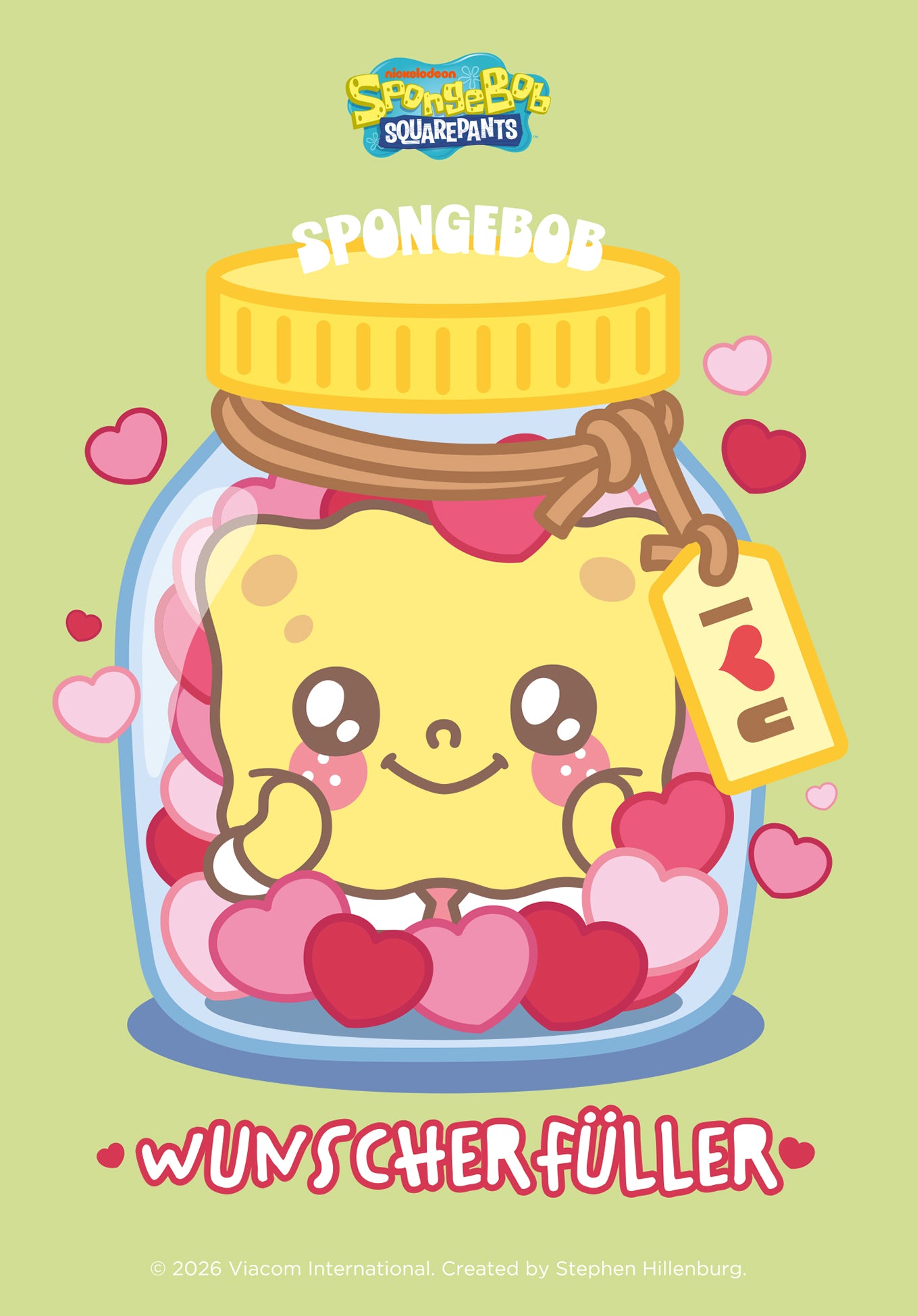 Wunschgutschein Spongebob - Wunscherfüller - Glas Grün PDF – Geschenkgutschein Ansicht 2