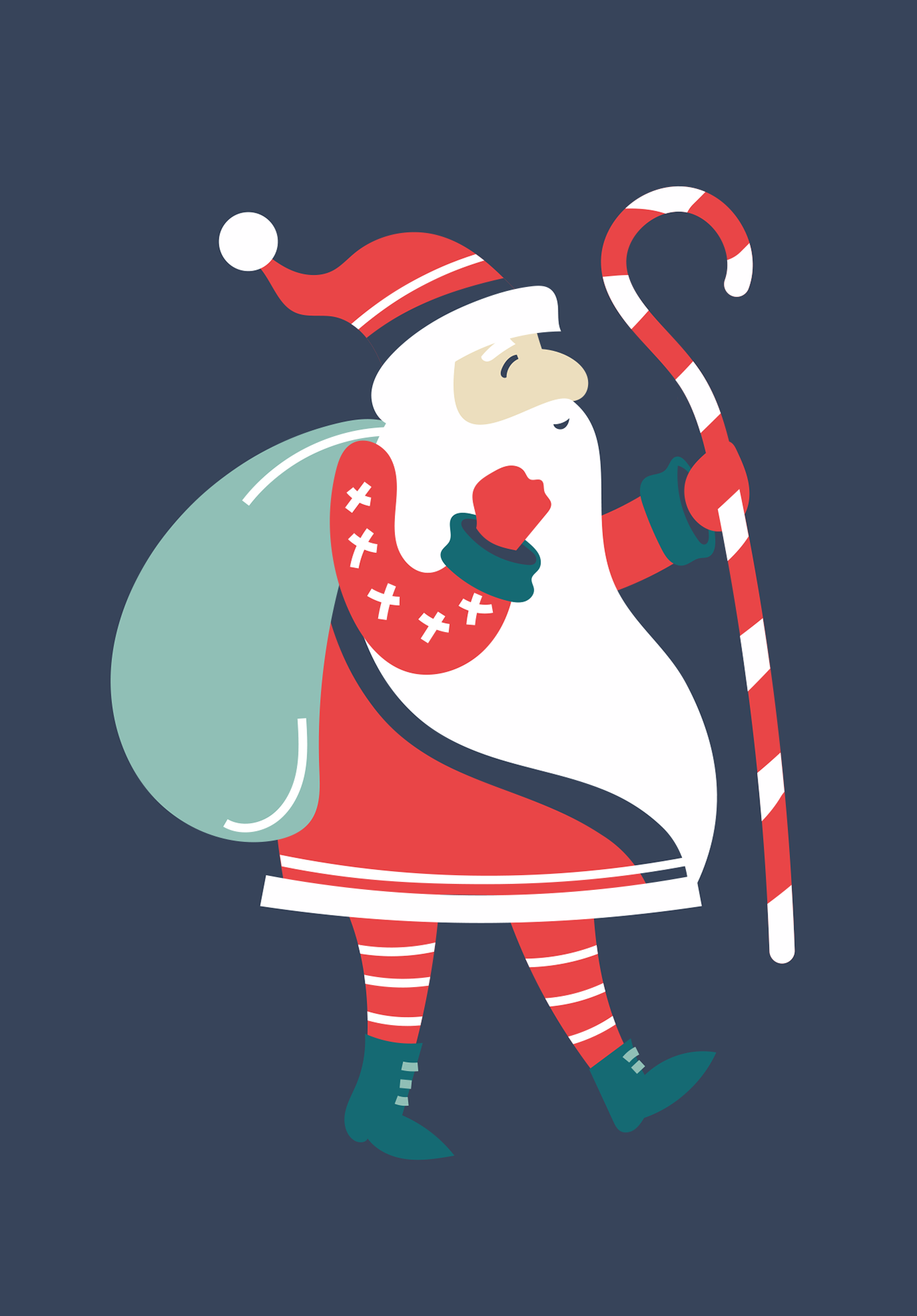 Wunschgutschein Nikolaus Illustration PDF – Geschenkgutschein Ansicht 2