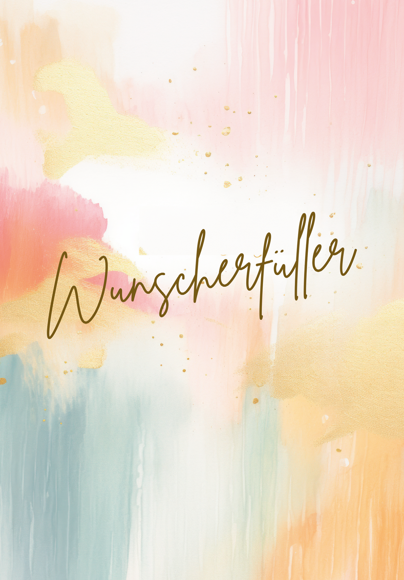 Wunschgutschein Wunscherfüller - Aquarell Bunt – Geschenkgutschein Ansicht 2