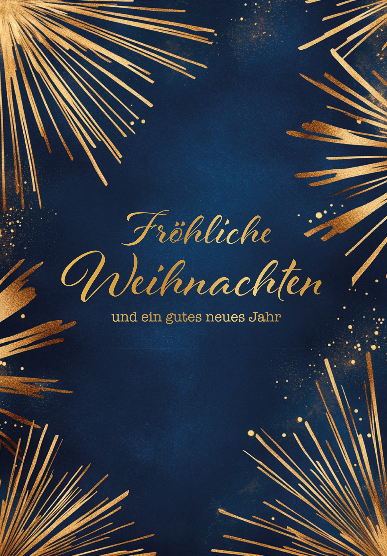 Wunschgutschein Fröhliche Weihnachten - Feuerwerk – Geschenkgutschein Ansicht 2