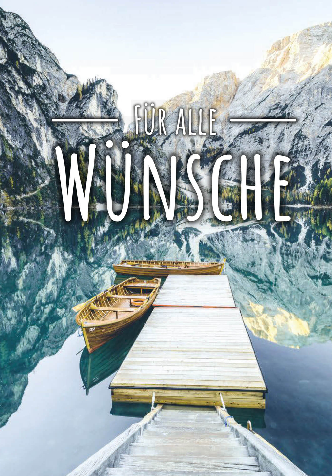 Wunschgutschein Für alle Wünsche - Bergsee PDF – Geschenkgutschein Ansicht 2