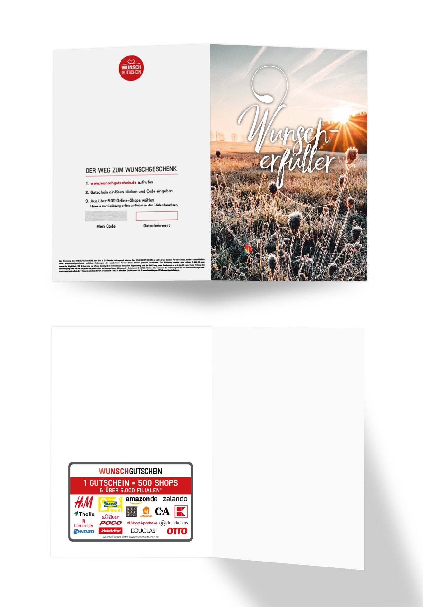 Wunschgutschein Wunscherfüller - Wiese – Geschenkgutschein Ansicht 3