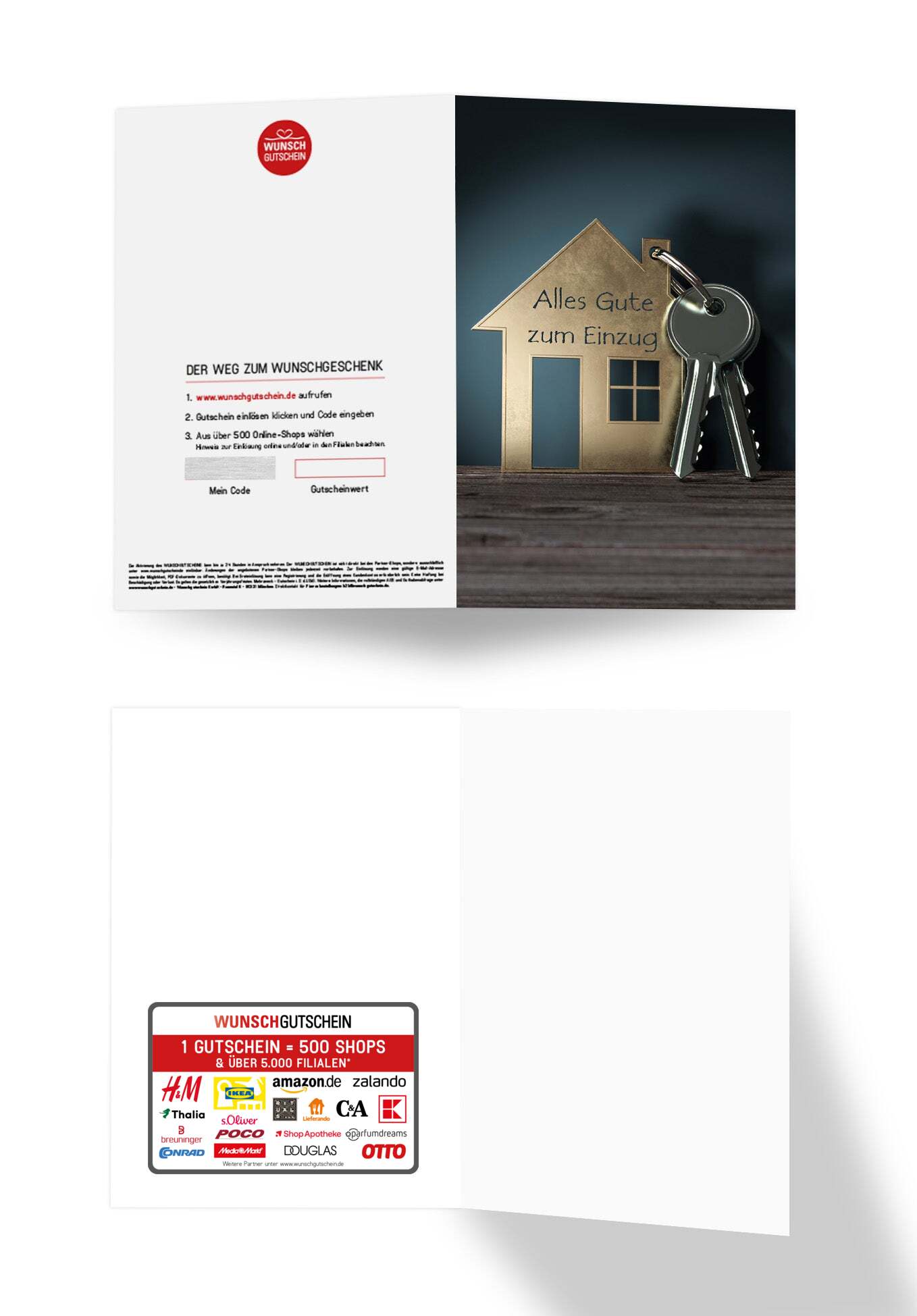 Wunschgutschein Alles Gute zum Einzug - Schlüssel PDF – Geschenkgutschein Ansicht 3