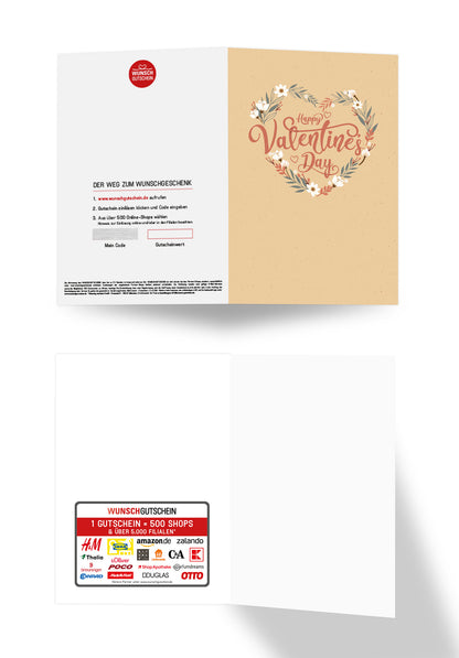 Wunschgutschein Happy Valentine's Day - Kranz – Geschenkgutschein Ansicht 7