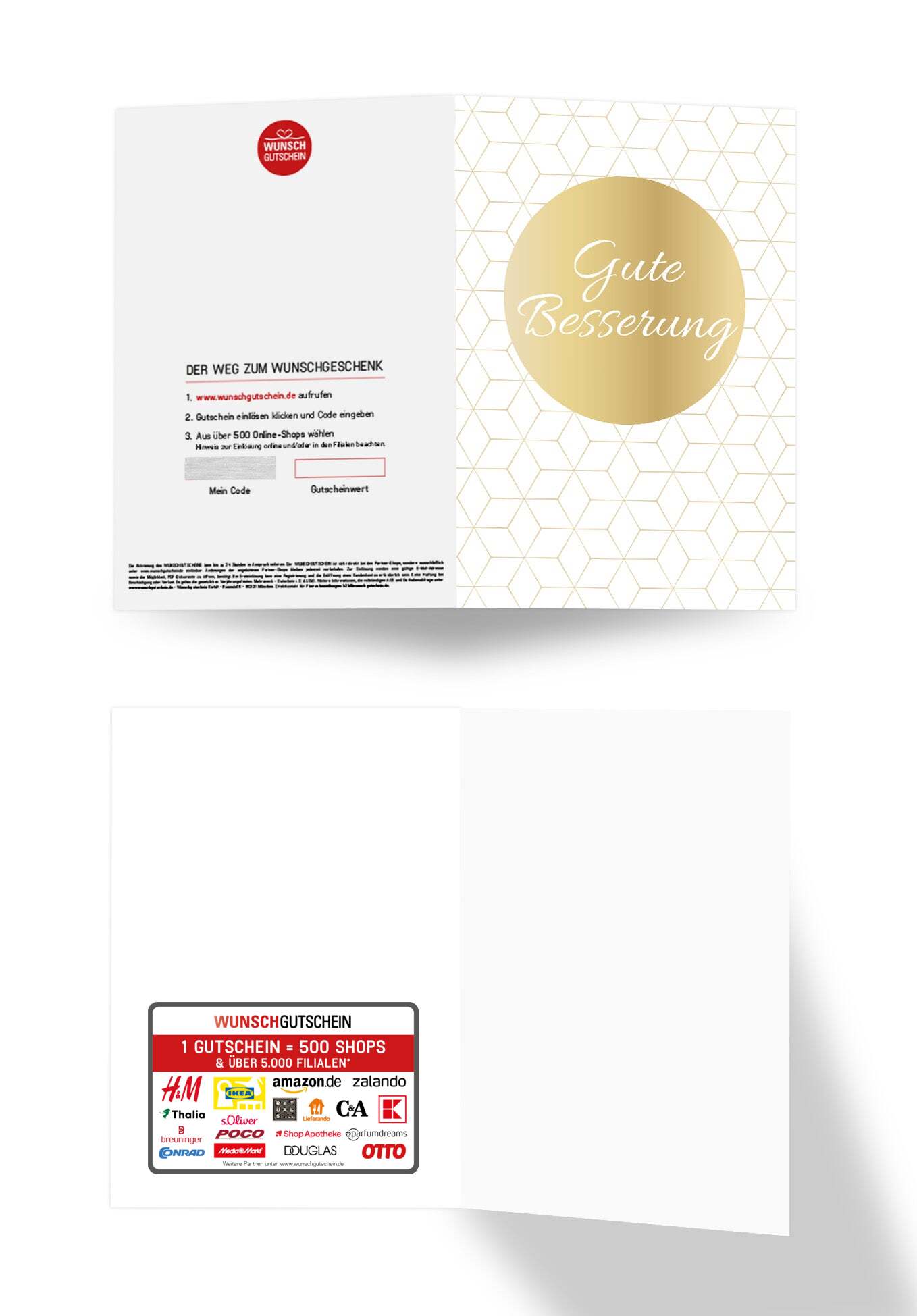 Wunschgutschein Gute Besserung - Gold PDF – Geschenkgutschein Ansicht 3