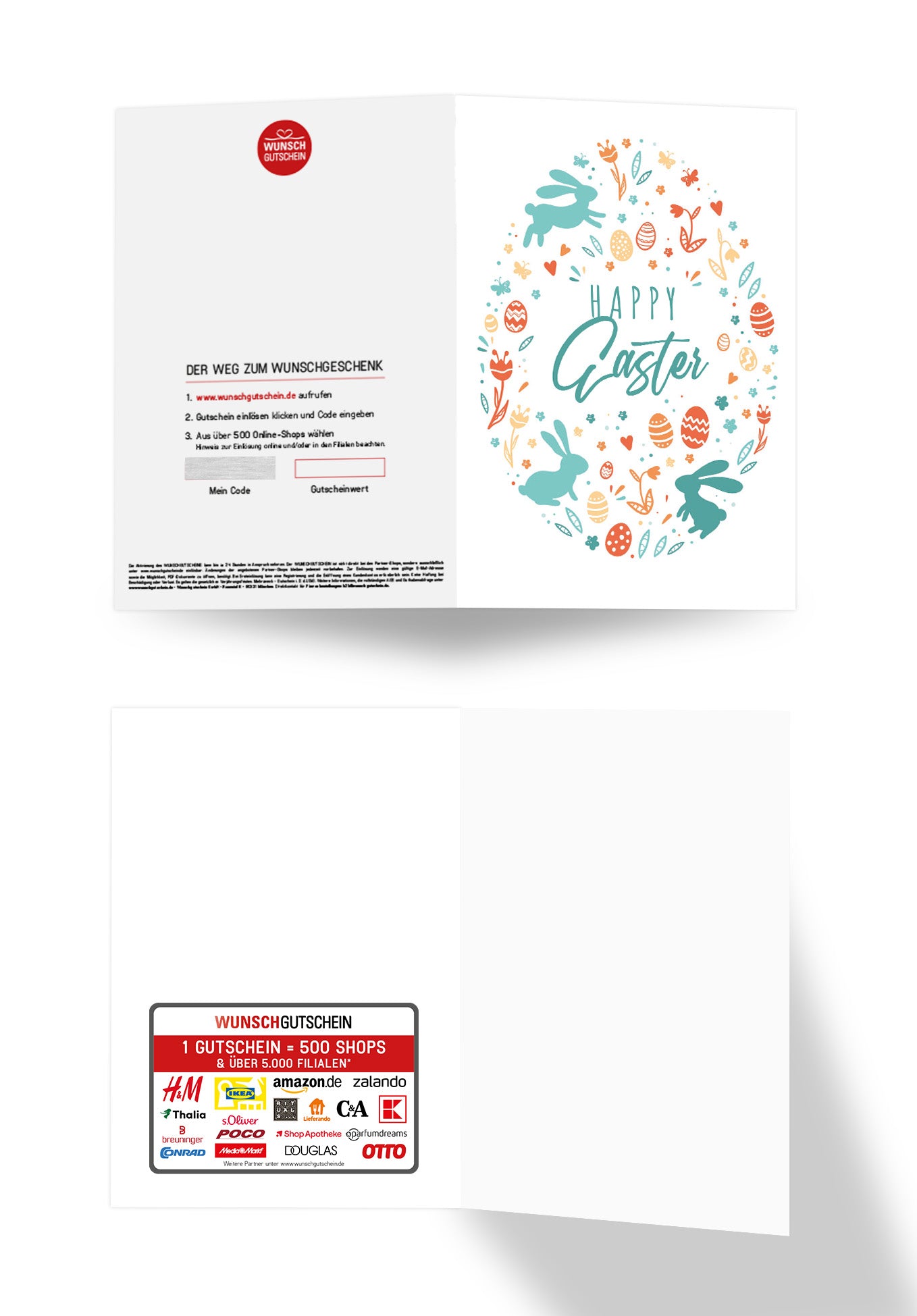 Wunschgutschein Happy Easter - Ei Bunt PDF – Geschenkgutschein Ansicht 7