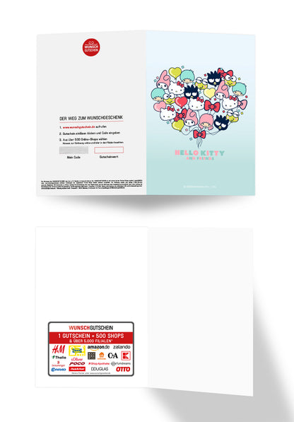 Wunschgutschein Hello Kitty - Ballonherz PDF – Geschenkgutschein Ansicht 3