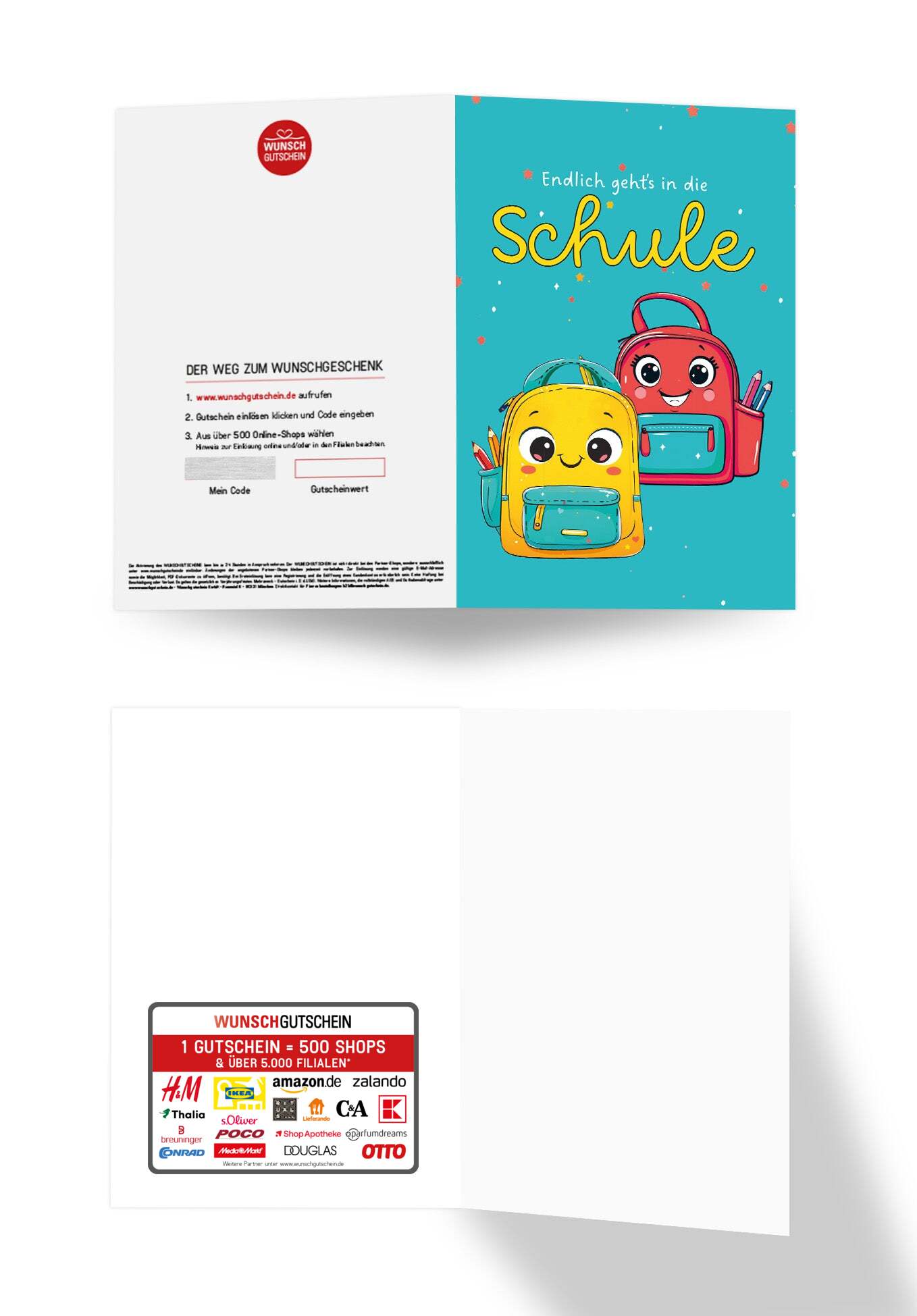 Wunschgutschein Endlich Schule - Rucksack – Geschenkgutschein Ansicht 3