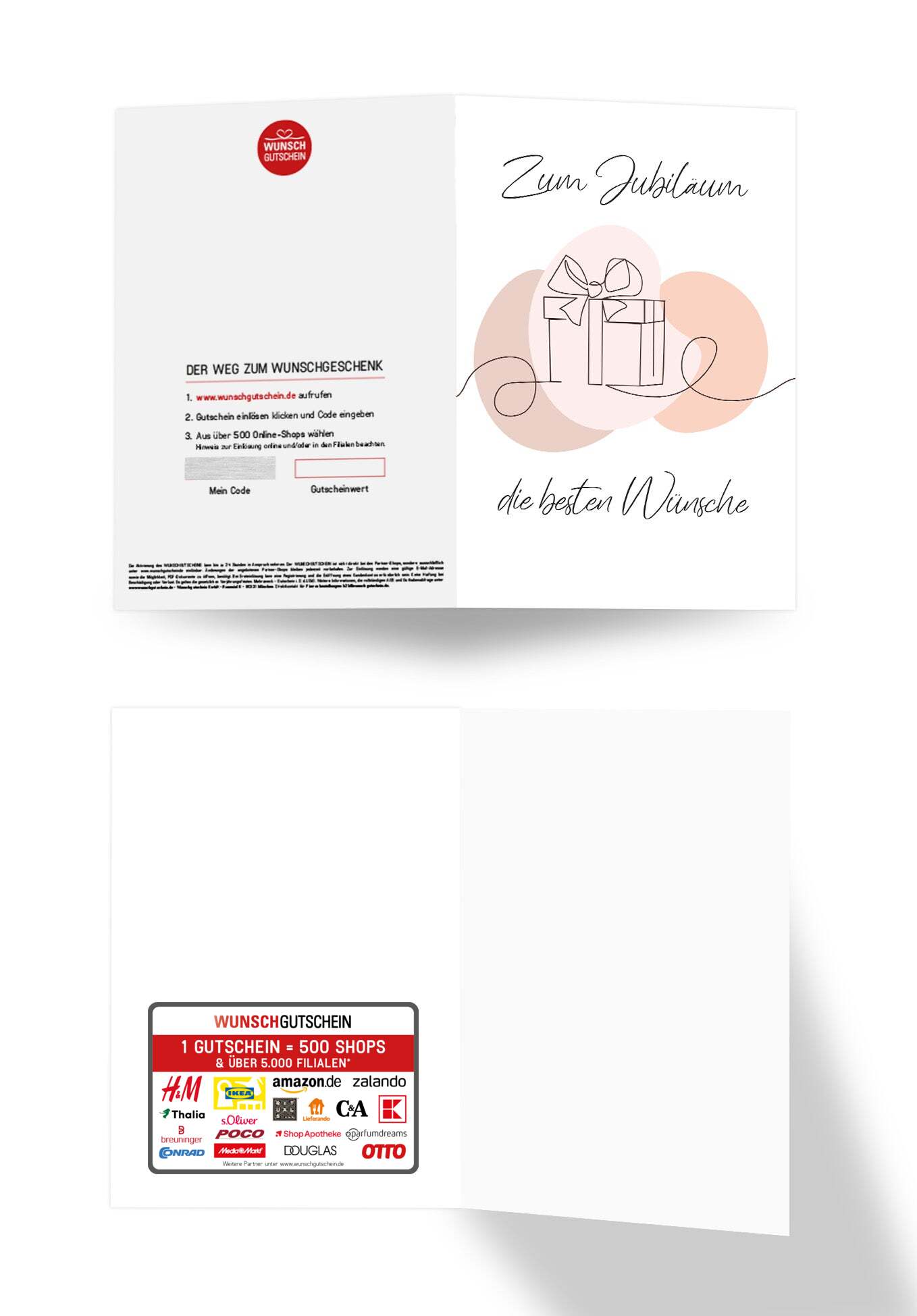 Wunschgutschein Zum Jubiläum - Geschenk PDF – Geschenkgutschein Ansicht 3