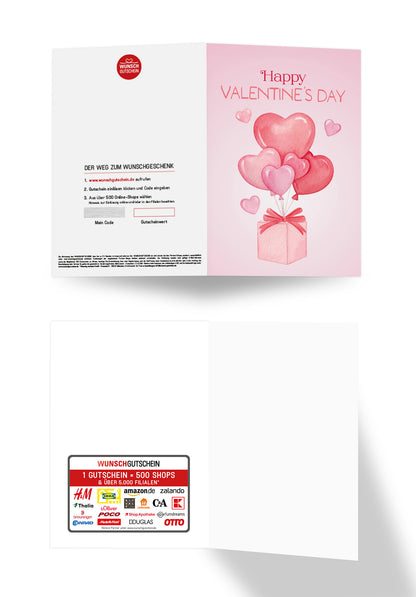 Wunschgutschein Happy Valentine's Day - Paket Herzen – Geschenkgutschein Ansicht 7
