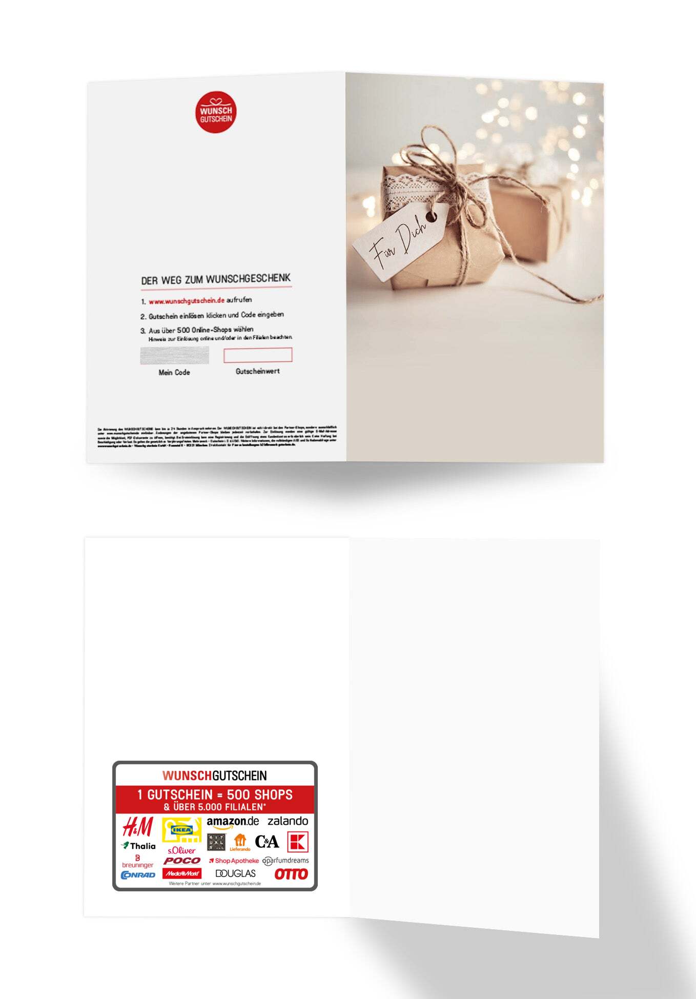 Wunschgutschein Für Dich - Pakete PDF – Geschenkgutschein Ansicht 3