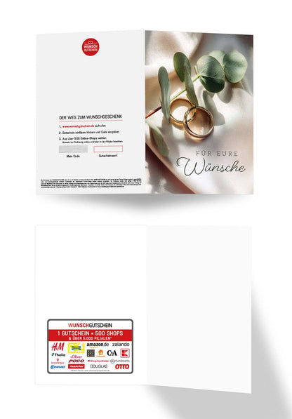 Wunschgutschein Für Eure Wünsche - Ringe Eukalyptus – Geschenkgutschein Ansicht 3
