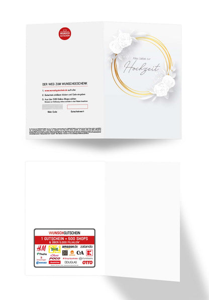 Wunschgutschein Alles Liebe zur Hochzeit - Ring PDF – Geschenkgutschein Ansicht 3