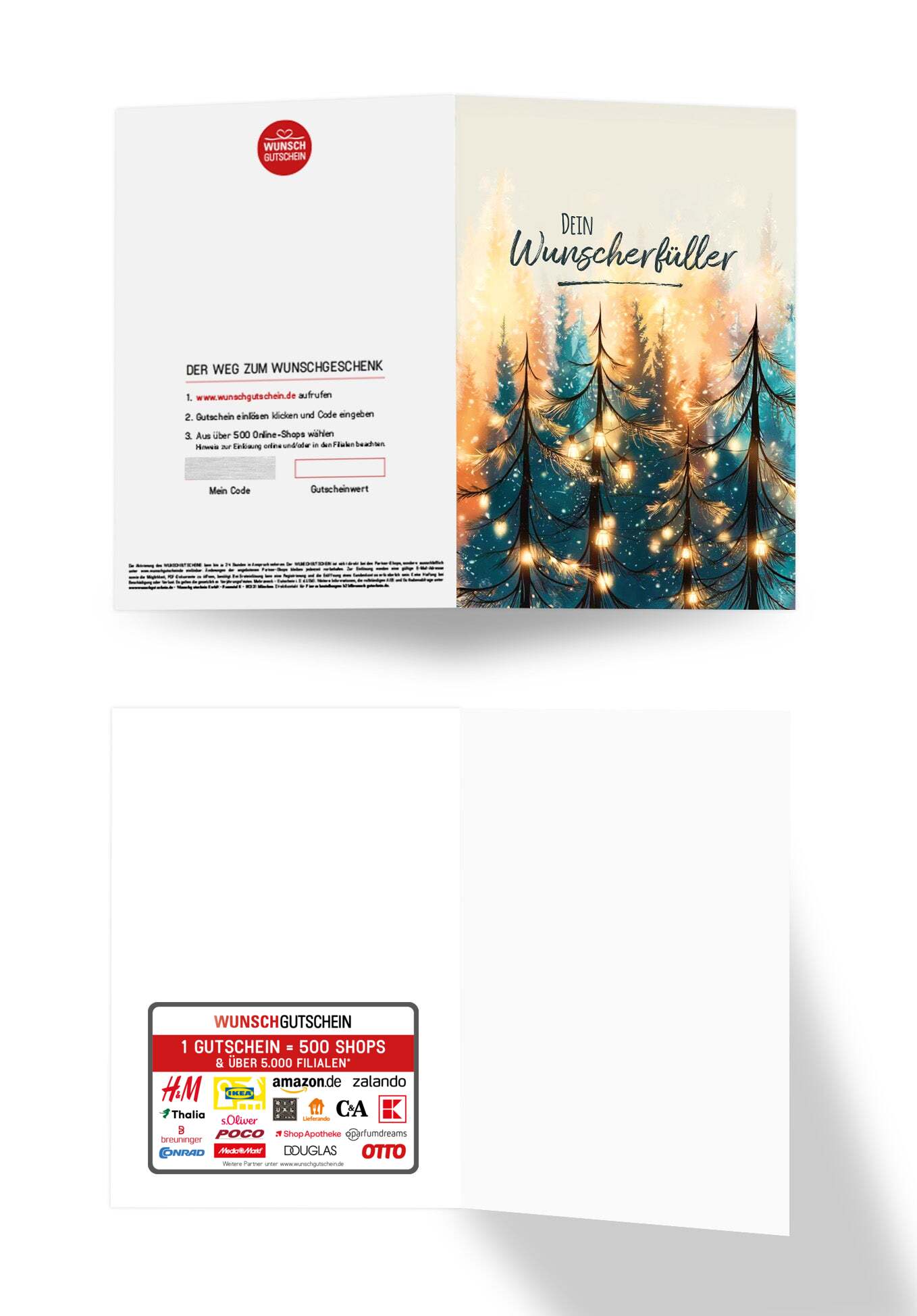 Wunschgutschein Dein Wunscherfüller - Lichter Wald – Geschenkgutschein Ansicht 3