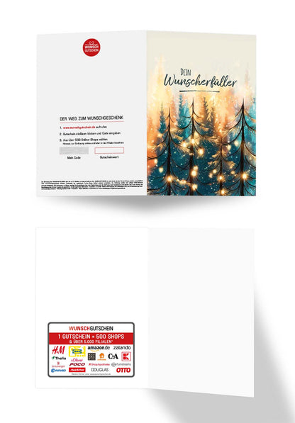 Wunschgutschein Dein Wunscherfüller - Lichter Wald – Geschenkgutschein Ansicht 3