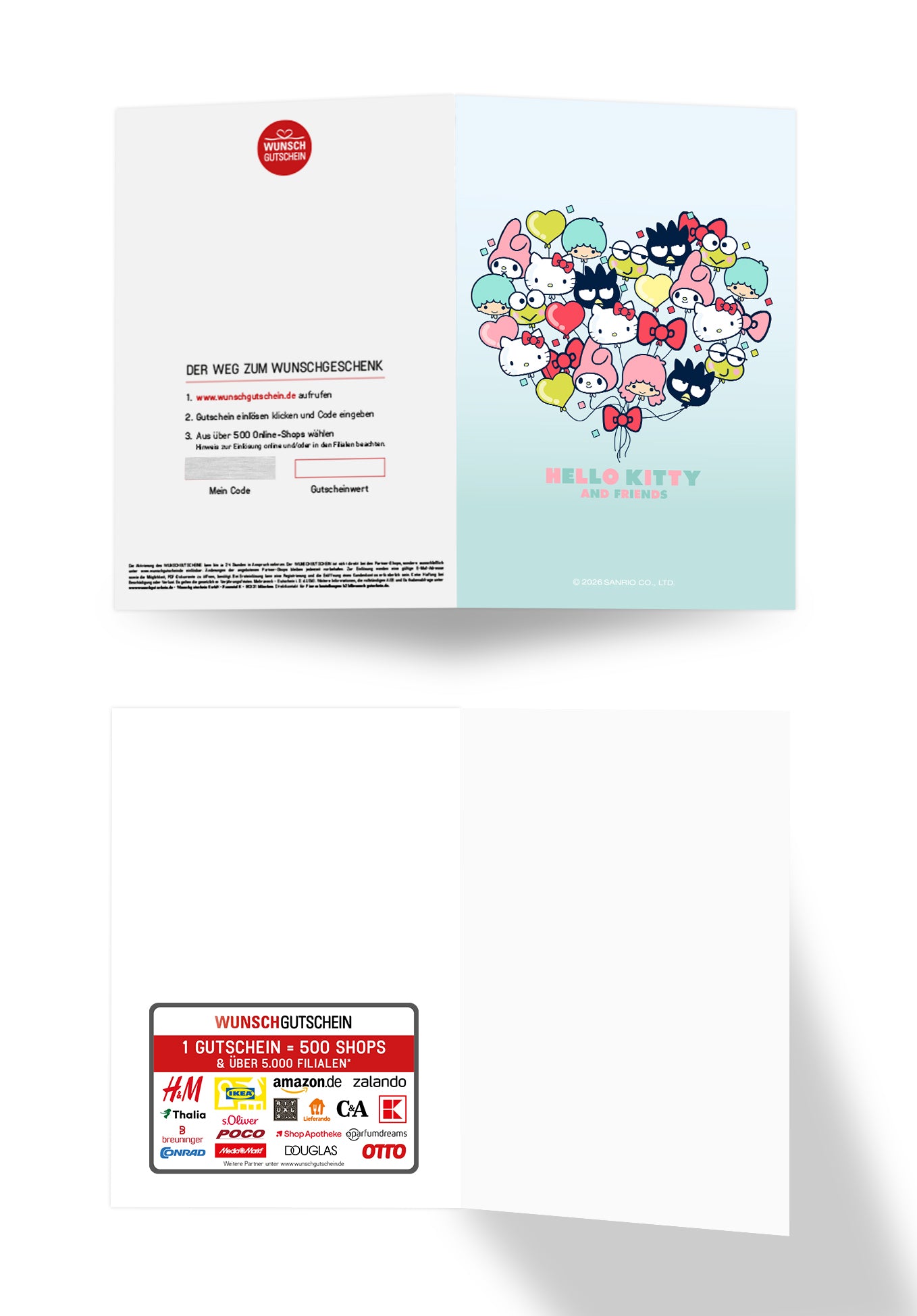 Hello Kitty - Ballonherz