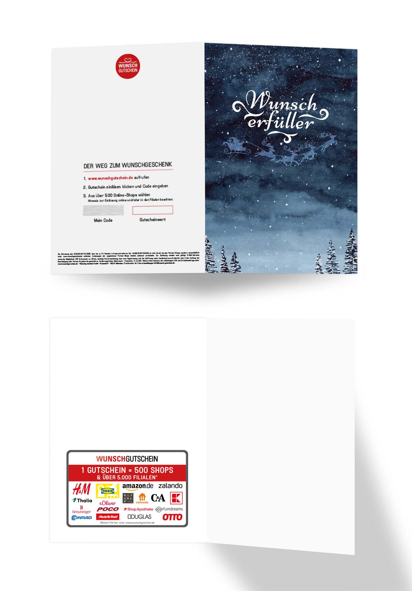 Wunschgutschein Wunscherfüller - Xmas PDF – Geschenkgutschein Ansicht 3