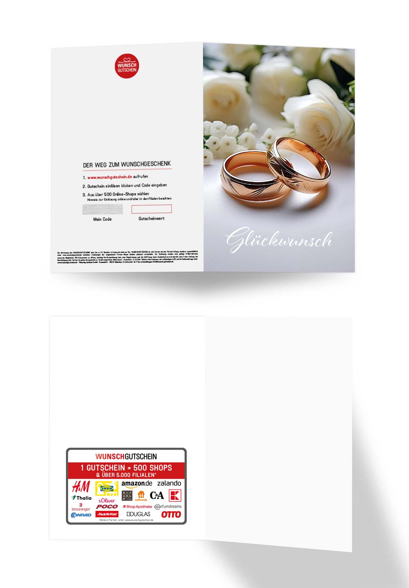 Wunschgutschein Glückwunsch - Ringe PDF – Geschenkgutschein Ansicht 3