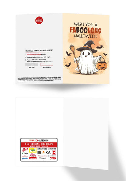 Wunschgutschein Faboolous Halloween - Geist – Geschenkgutschein Ansicht 3