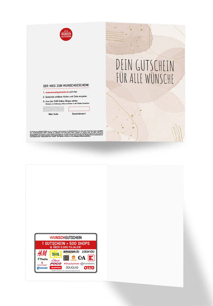 Wunschgutschein Für alle Wünsche - Beige – Geschenkgutschein Ansicht 3