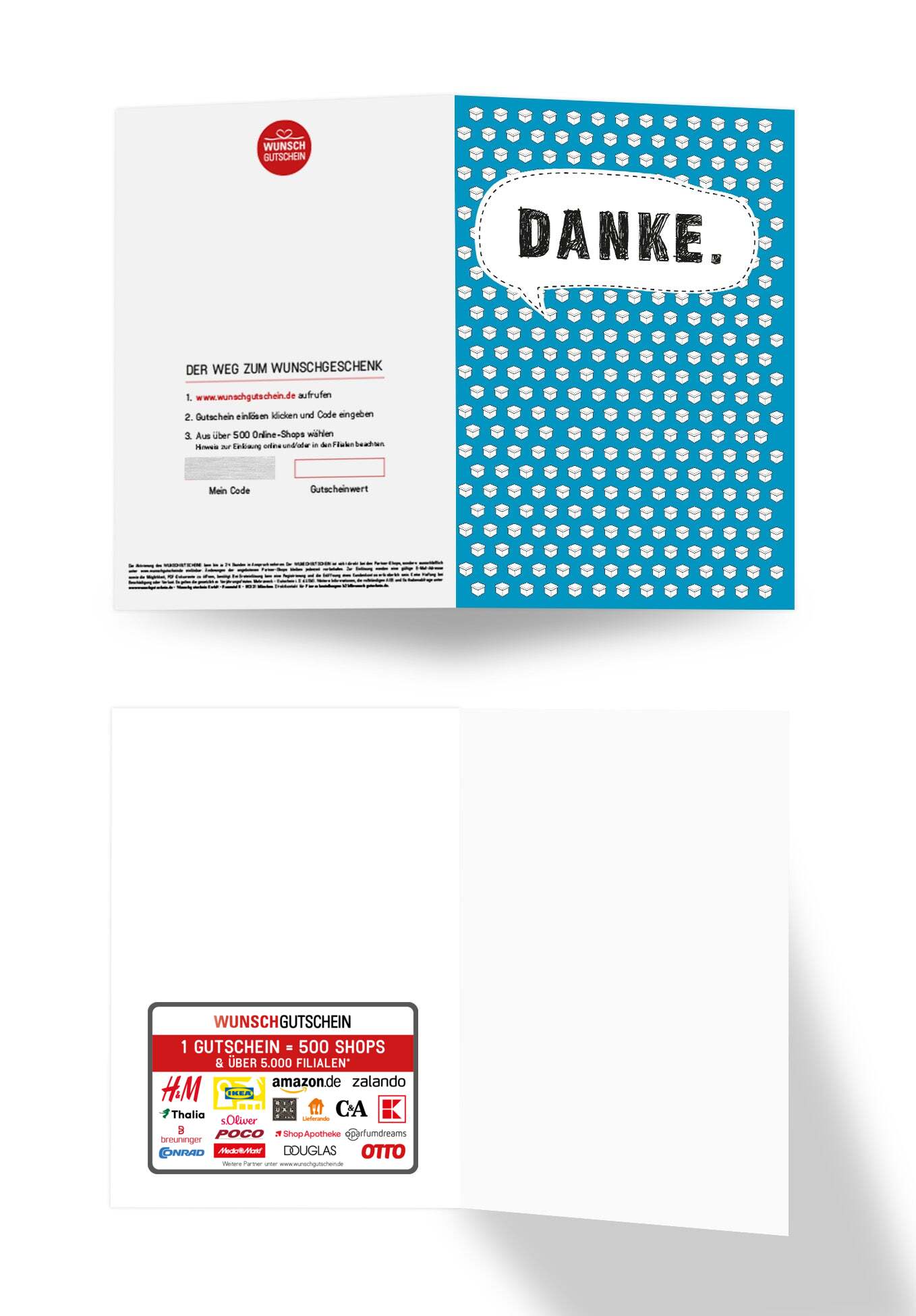 Wunschgutschein Danke - Paket PDF – Geschenkgutschein Ansicht 3