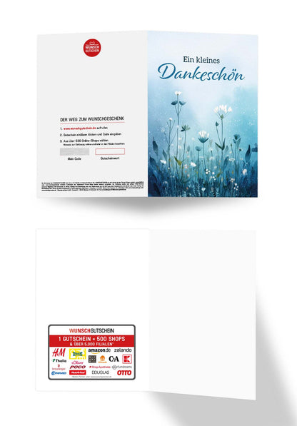 Wunschgutschein Ein kleines Dankeschön - Blumen – Geschenkgutschein Ansicht 3
