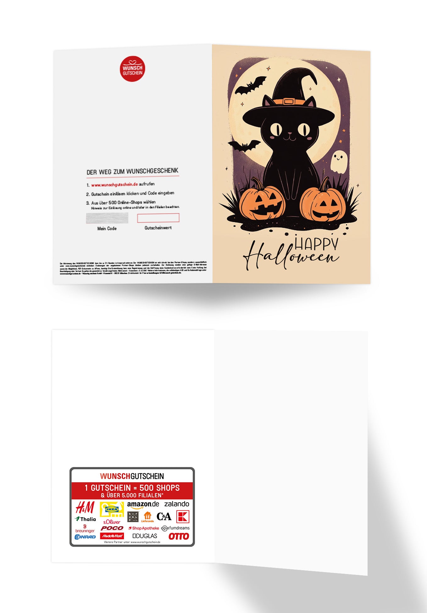 Wunschgutschein Happy Halloween - Katze – Geschenkgutschein Ansicht 7