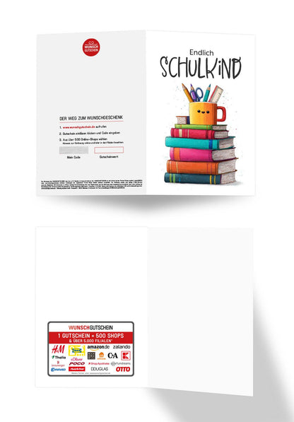 Wunschgutschein Endlich Schulkind - Bücher – Geschenkgutschein Ansicht 3