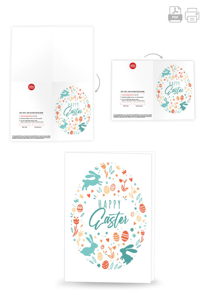 Wunschgutschein Happy Easter - Ei Bunt PDF – Geschenkgutschein Ansicht 8