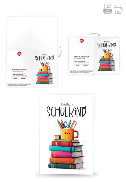 Wunschgutschein Endlich Schulkind - Bücher – Geschenkgutschein Ansicht 4