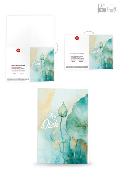 Wunschgutschein Für Dich - Seerose – Geschenkgutschein Ansicht 4
