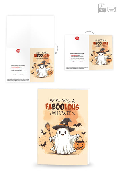 Wunschgutschein Faboolous Halloween - Geist – Geschenkgutschein Ansicht 4