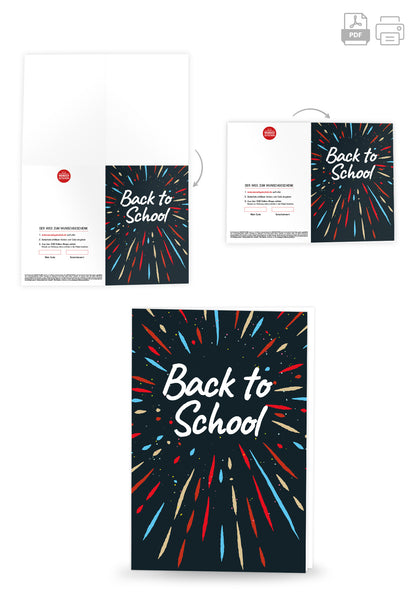 Wunschgutschein Back to School - Funken PDF – Geschenkgutschein Ansicht 4