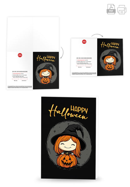 Wunschgutschein Happy Halloween - Hexe PDF – Geschenkgutschein Ansicht 8