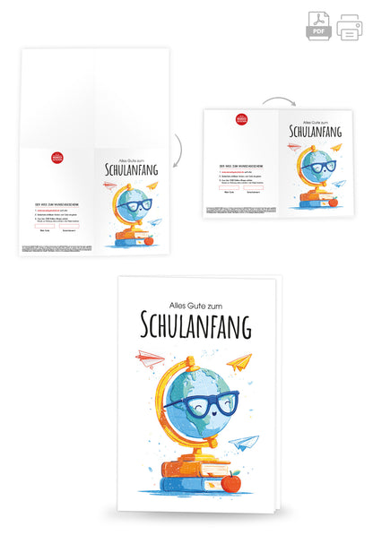 Wunschgutschein Alles Gute Schulanfang - Globus – Geschenkgutschein Ansicht 4