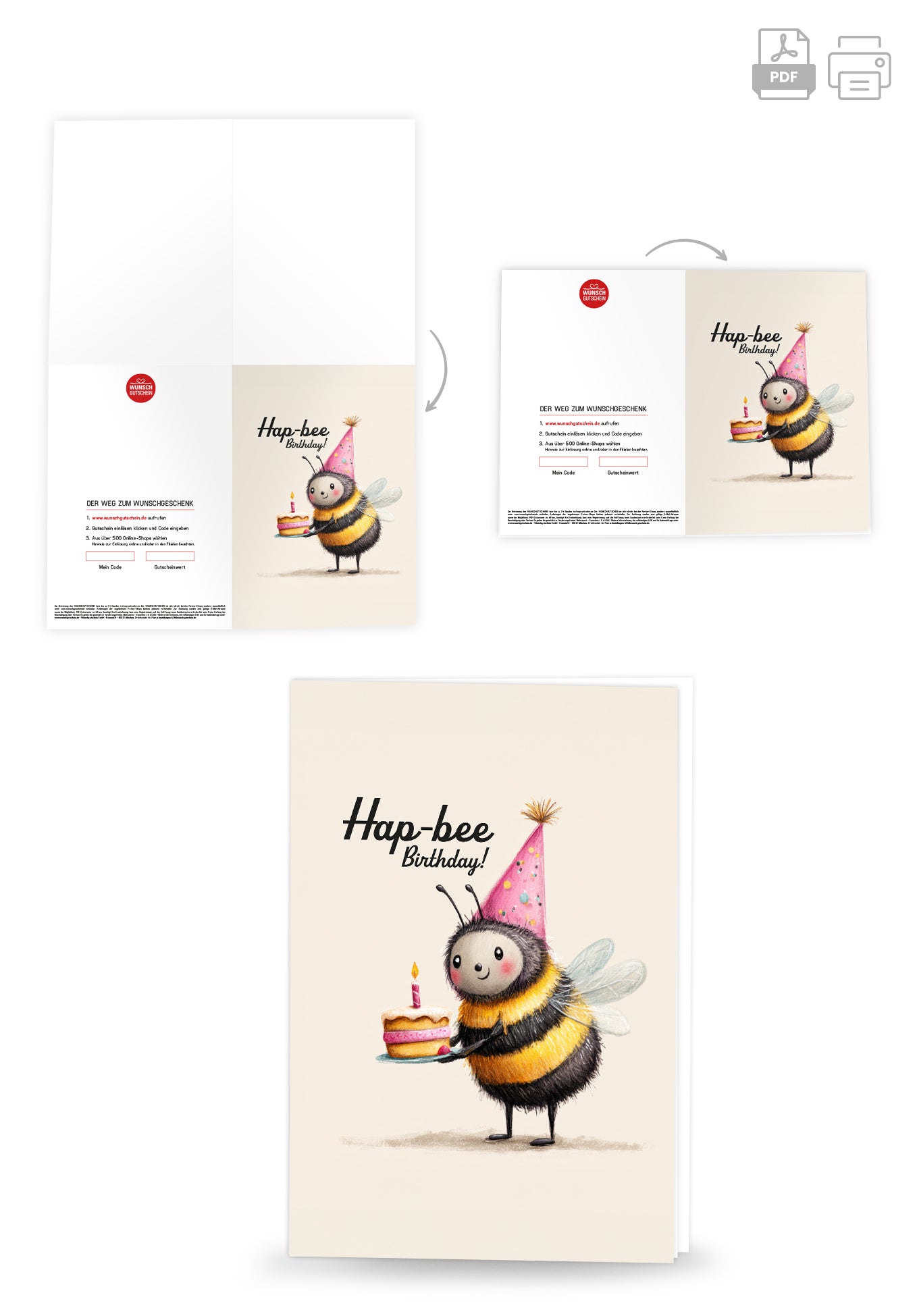 Hapbee Birthday - Biene