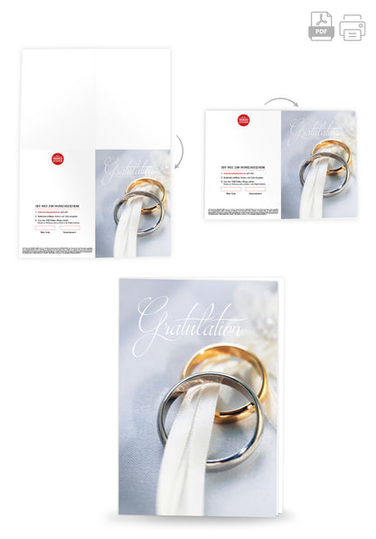 Wunschgutschein Gratulation - Ringe – Geschenkgutschein Ansicht 4