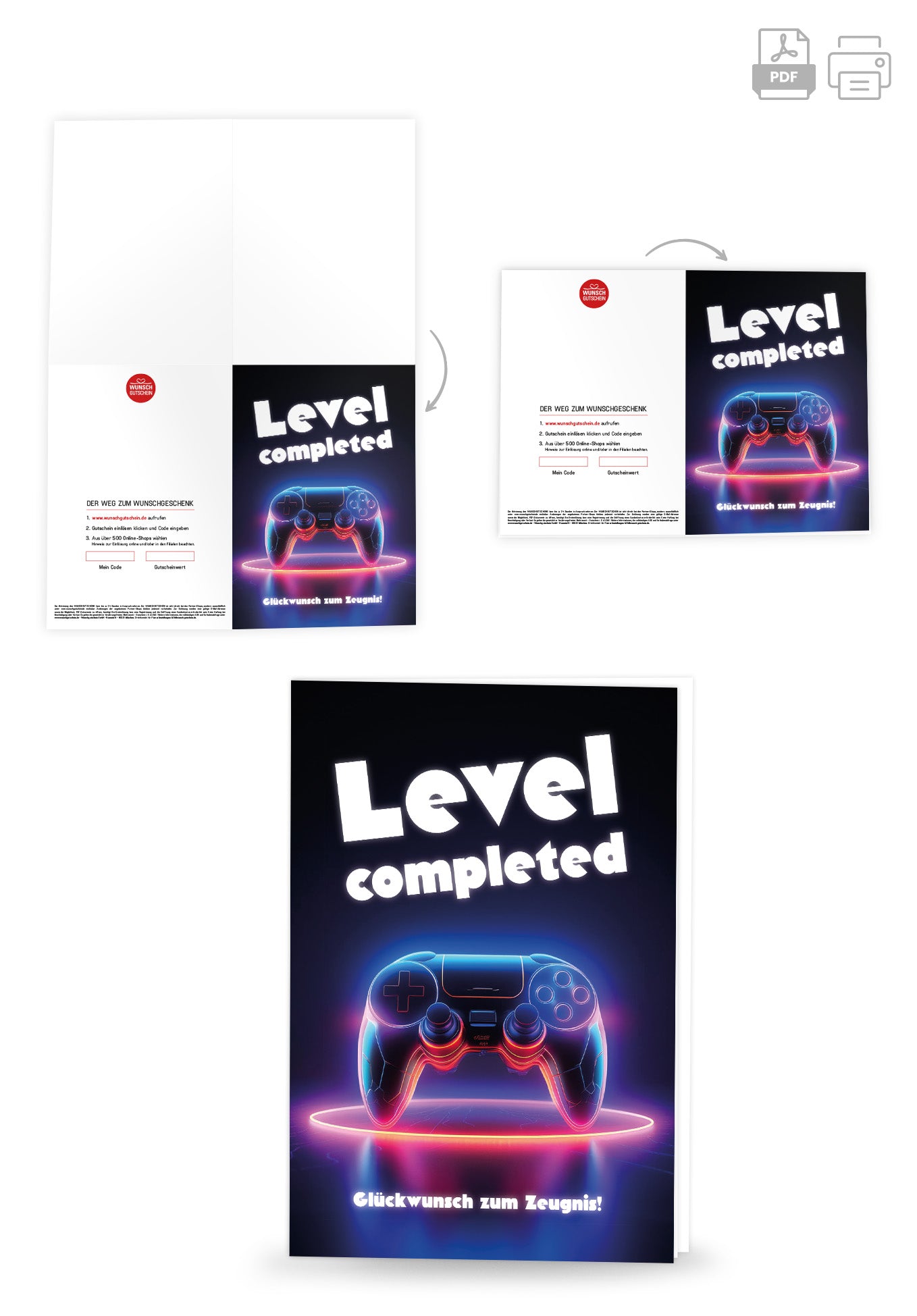 Wunschgutschein Level completed - Game – Geschenkgutschein Ansicht 4
