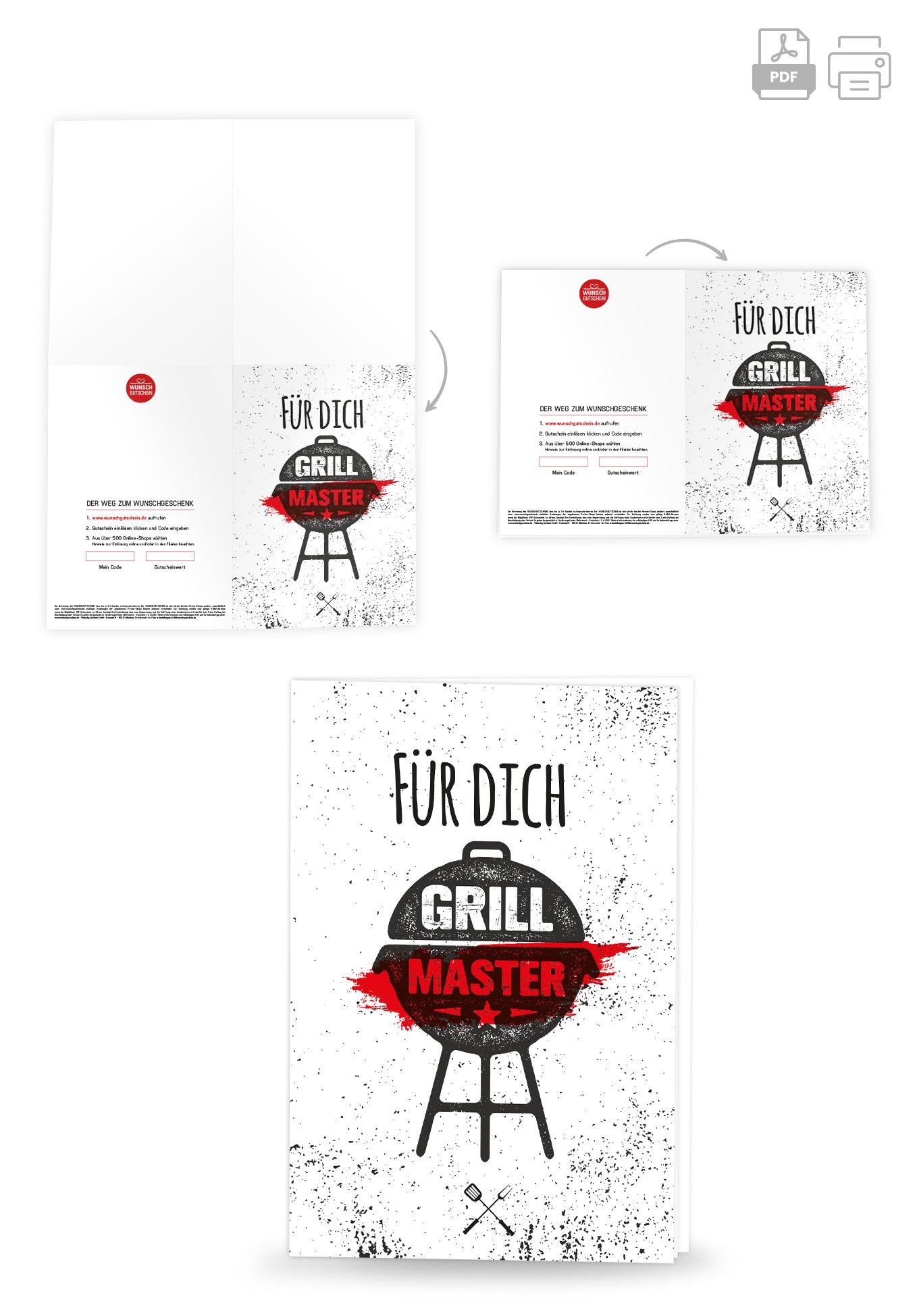 Wunschgutschein Für Dich - Grill PDF – Geschenkgutschein Ansicht 4