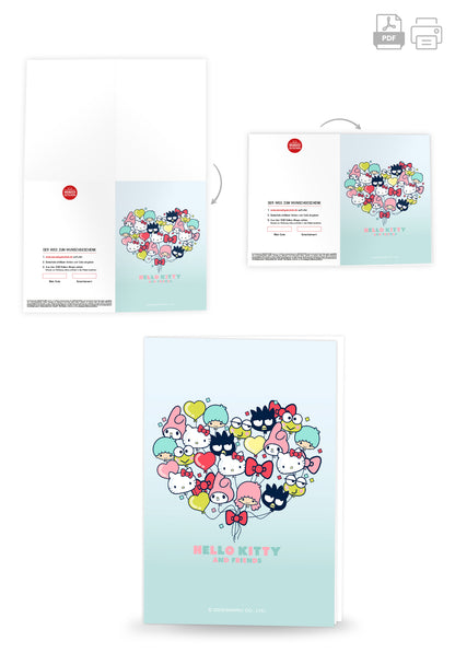 Wunschgutschein Hello Kitty - Ballonherz PDF – Geschenkgutschein Ansicht 4